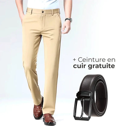 Luffy® Stretchy Social Trousers (+ Free Leather Belt)